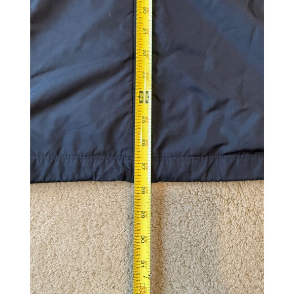 Vintage Nike Jacket Windbreaker Mens L Mesh Lining Black Gray Full Zip Logo - Picture 7 of 8